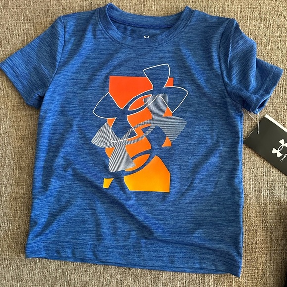 Under Armour Kids' Blue and Black Graphic Tee Set - Picture 2 of 6
